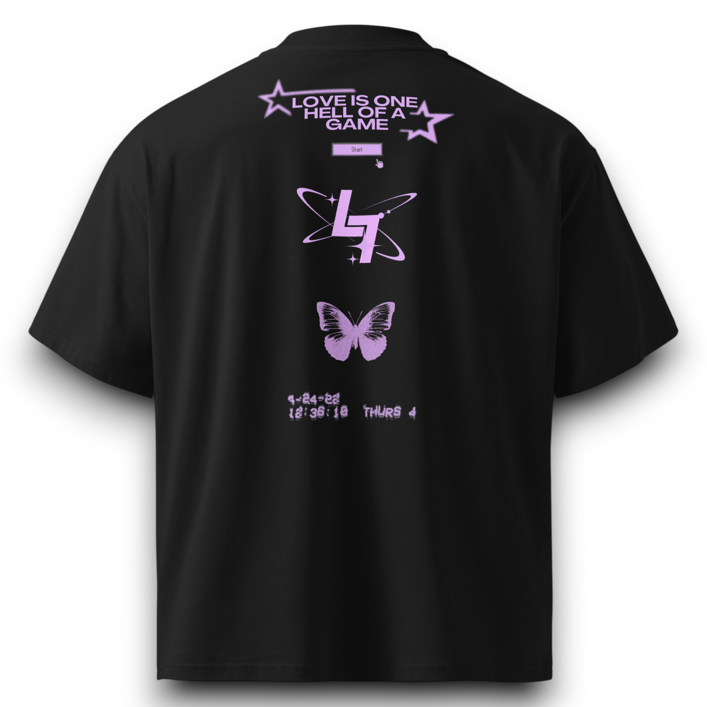 Love Is A Game - Oversized Shirt