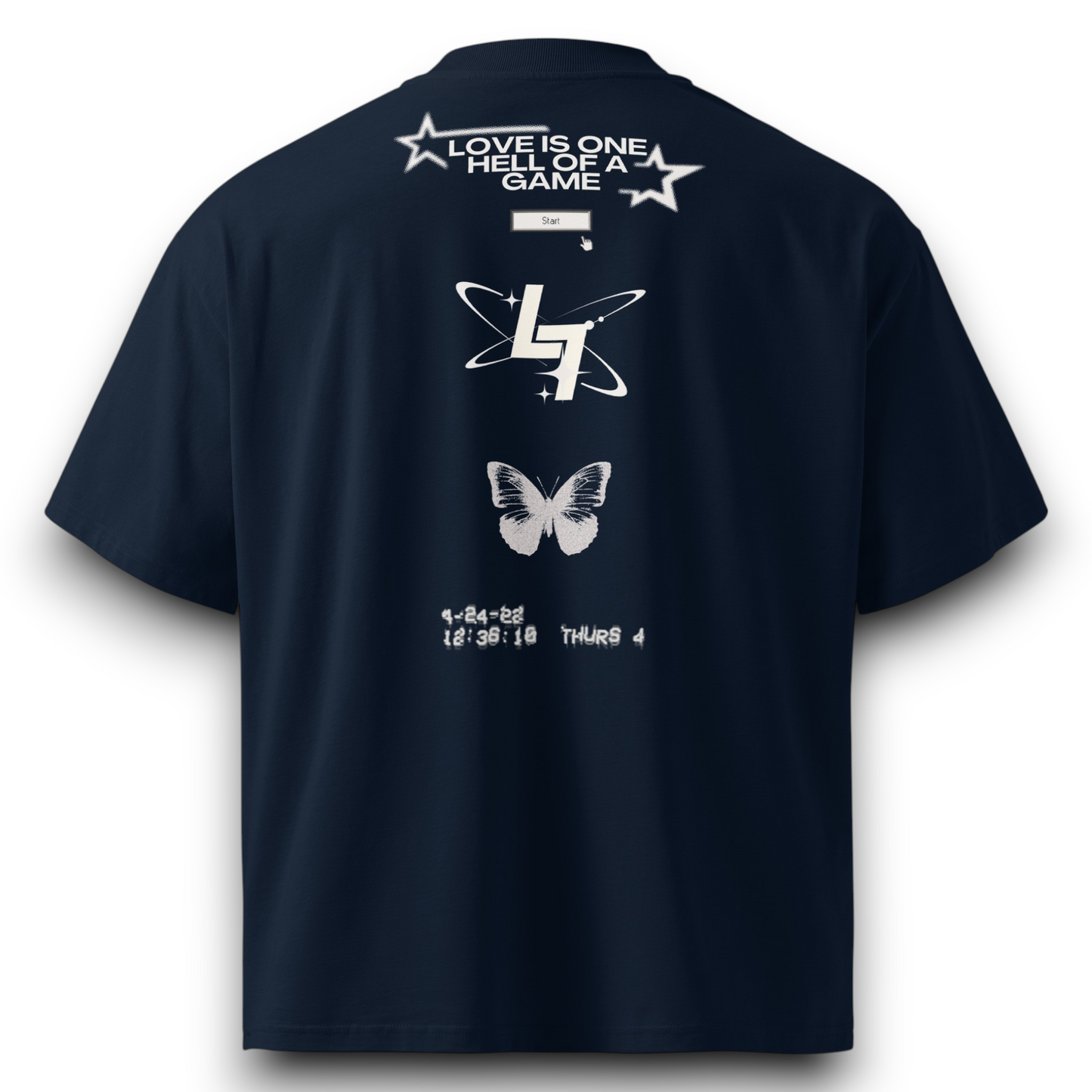 Love Is A Game - Oversized Shirt