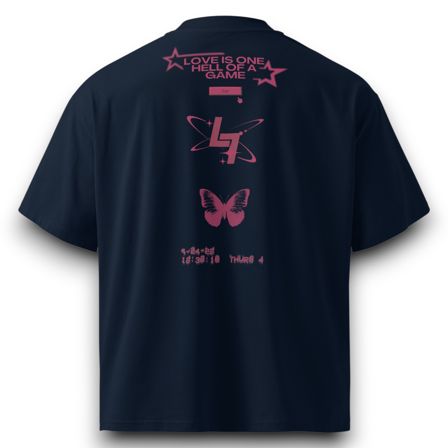 Love Is A Game - Oversized Shirt